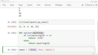 20  Lambda Expressions, Map, and Filter Functions