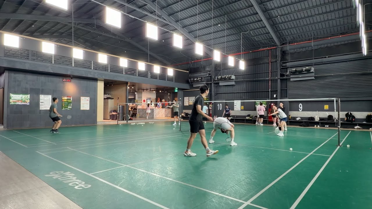 2026.3.4｜板橋羽球館打球｜01｜城堡.柏庭 vs 高昕.Julie