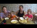 СЕМЕЙНЫЙ МУКБАНГ БЛИНЫ С ЧАЕМ | FAMILY MUKBANG RUSSIAN PANCAKES WITH TEA #pancakes #mukbang #мукбанг