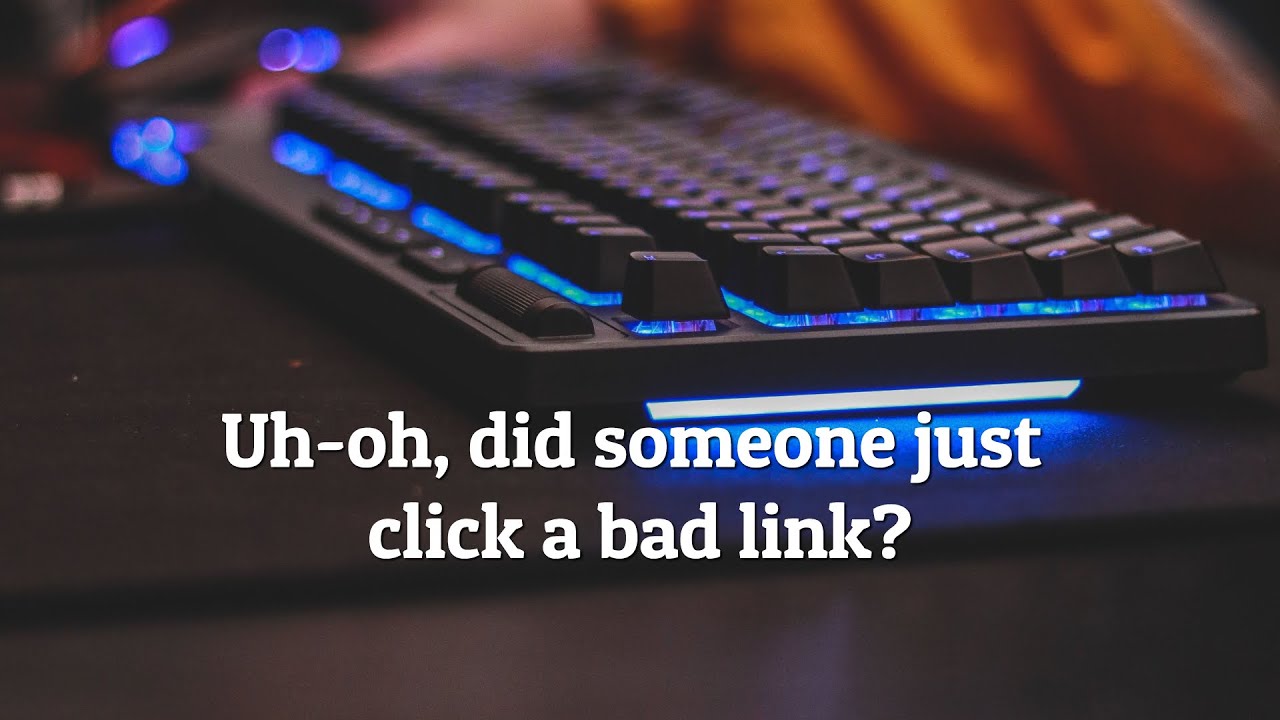 Clicking Bad Links - YouTube