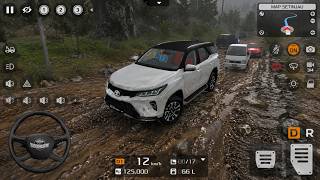 Toyota Fortuner vs Impossible Mud Road! 😱 Extreme Offroad Challenge | Bus Simulator Indonesia BUSSID screenshot 1