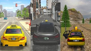 TAXI 2 vs JAPAN TAXI SIMULATOR vs TAXI SIMULATOR - Best Taxi Games In Android