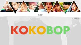 KOKOBOP EXO~COLOR CODED LYRICS