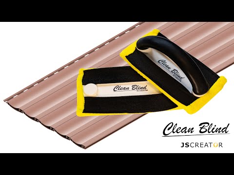 Clean Blind - Test 1 (lavage des volets roulants à 36 mm de l'extérieur)