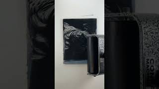 Linocut Print of Dog - #linocut