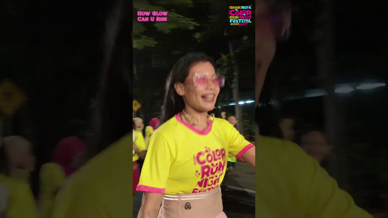 KeseruRun Color Run Night Festival 2024, Glow In The Dark 