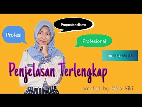 Video: Apakah definisi tingkah laku profesional?