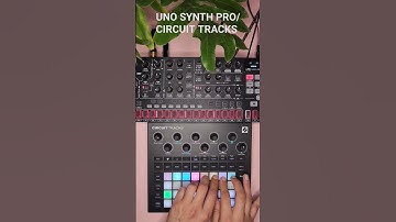 Uno Synth Pro @ikmultimedia and the @NovationTV Circuit Tracks #synthwave #electronicmusic