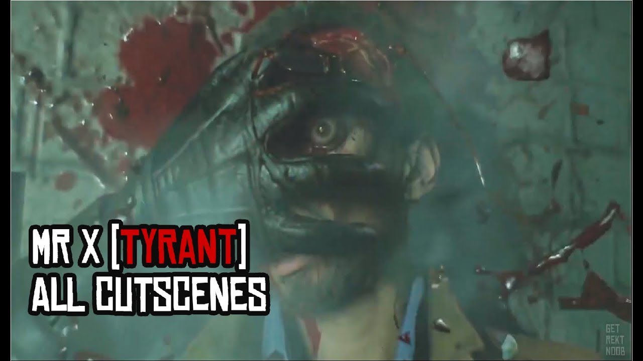 Resident Evil 2 Remake - All Tyrant Cutscenes (Mr X Scenes) RE2 Remake 2019  PS4 Pro 
