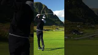 ASMR at Lofoten 🇳🇴 #golfing #golftravel #norway