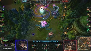 ♠ SEASON 3 ♠ || Ninjas in Pyjamas NiP vs Meet Your Makers MYM  EU LCS Summer 2013 W8D2
