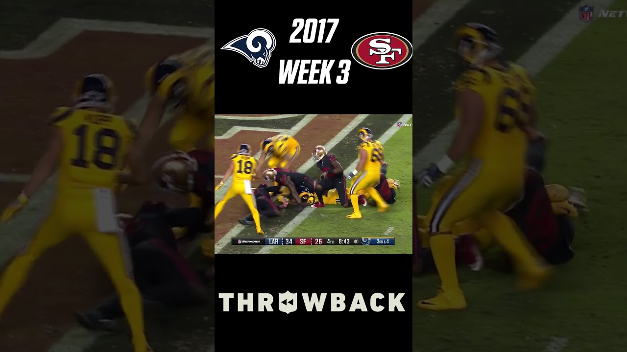 The Highest Scoring TNF Game In History! (Rams 49ers 2017