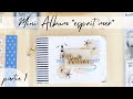 Scrapbooking​｜Tuto mini album "esprit mer" ｜1ère partie: Structure/Couverture