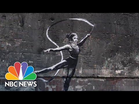 Ukrainians See Hopeful Message In Banksy Artwork