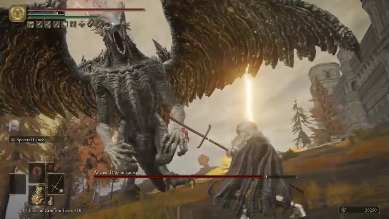 Elden Ring Harpooner 7 Spectral Lance works great on dragons YouTube