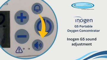 Inogen One G5 Portable Oxygen Concentrator: Sound Adjustment