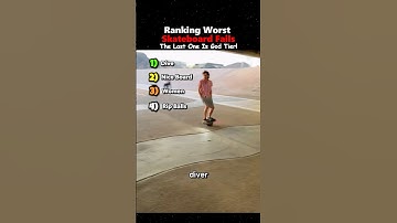 Ranking Worst Skateboard Fails
