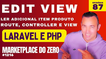 87 - How to create route -controller and the view of the additional edit item of the marketplace ...