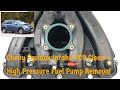 Chevy Equinox intake removal PCV clean and high-pressure fuel pump removal 2.4 four-cylinder