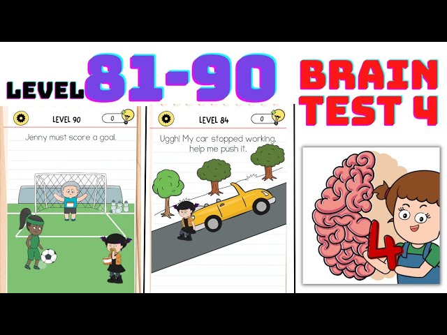 Brain Test 4 Level 81 Answers and Solutions