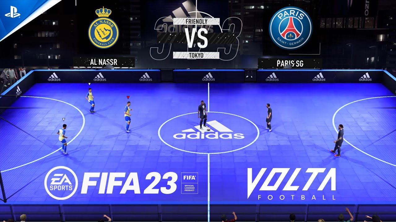 FIFA 23 VOLTA | Ronaldo vs Messi and Mbappe - Al Nassr vs PSG #ronaldo ...