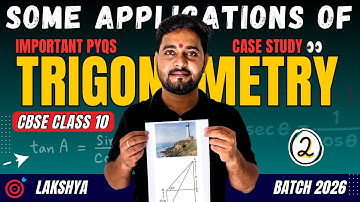 TOP 5 Most Important PYQs | Some Applications of Trigonometry | CBSE Class10 Maths | Jitu Sir👨‍🏫