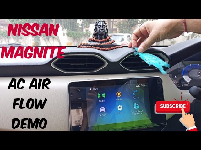 NISSAN MAGNITE AC VENT AND FLOW | Magnite ka AC flow kaisa hai