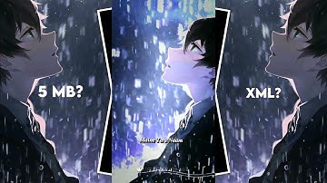 New Sad Xml File 😩 Alight Motion Presets Xml 🥺 #xml #am_editors_bd #alightmotion