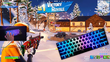 [2 HOUR] Chill😴Fortnite Keyboard & Mouse Sounds ASMR Smooth 4K🎄