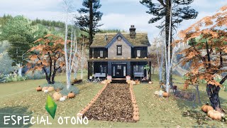 Casita de Otoño  Speed Build ( CC) Los Sims 4 