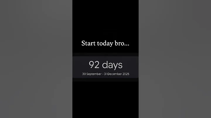 93  Days Left in 2025 ⏰ | Countdown to New Year 2026”