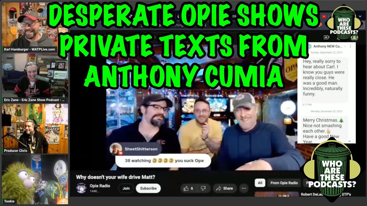 Опи всё ещё эксплуатирует бездомных и тусуется с неудачниками в «Гебхарде» (с Эриком Зейном)