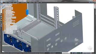 Sheet Metal Enclosure for Electrical components with Solid Edge - Shubban Technologies - 79049 69667
