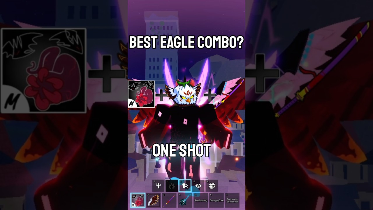 OP Eagle Combo One Shots Every 30M New Meta In Blox Fruits 🦅 