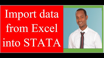 Stata ለጀማሪዎች በምሳሌ: Import excel to STATA & Changing string variable into numeric variable in STATA