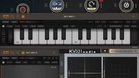 App KB-1 Keyboard Suite [iWavestation+SynthMasterPlayer+MoogModel15] HQ (iPad5 - Zé Osório)