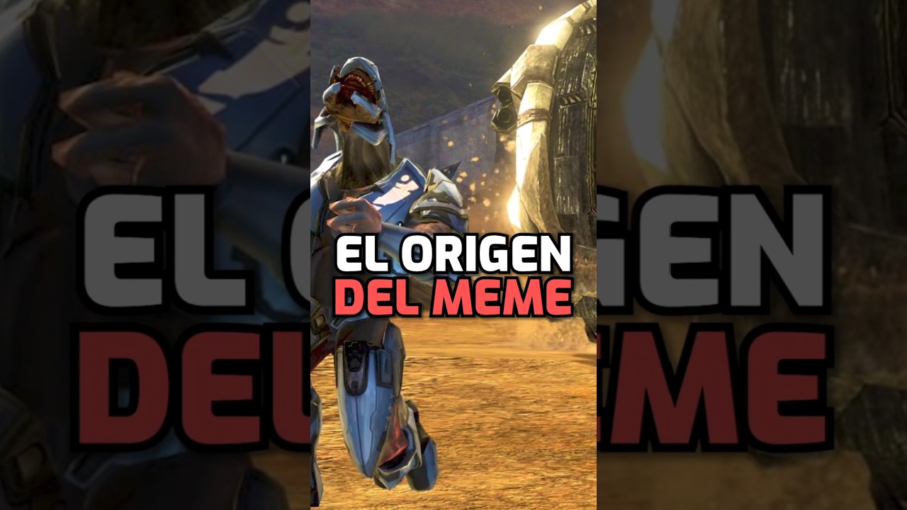 ¡EL ORIGEN DEL MEME MÁS FAMOSO EN LA HISTORIA DE HALO! - #shorts #curiosidades #gaming #videojuegos