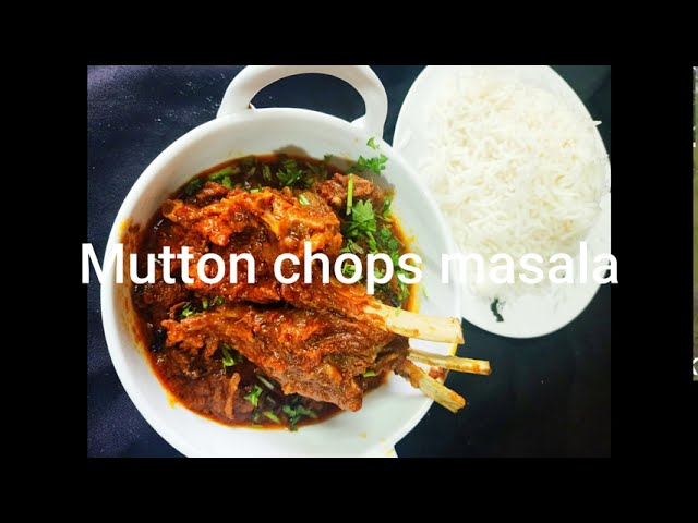 Mutton chops masala recipe from Indrani