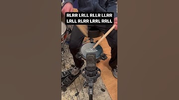 Diddles and Accents #drumexercise #practicepad #rudimentaldrumming #drumgear #strajkstudios