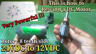 Armature Rewinding  This Is The Complete Way To Rewind A Dc Motor