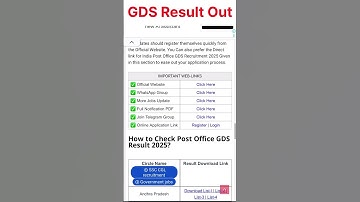 India Post GDS 4th Merit List Out 2925 #gds_result #rekibafredi