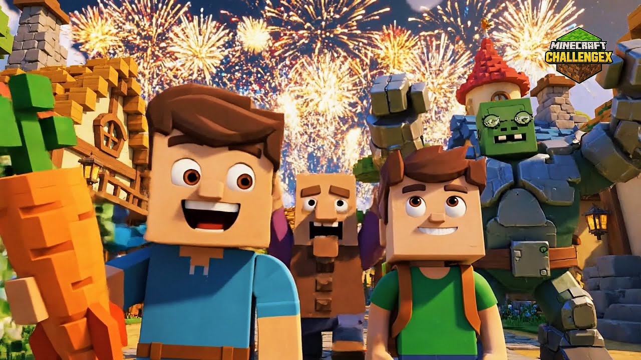 Аниме Minecraft: Самое смешное приключение в истории – анимация Minecraft от JJ и Mikey