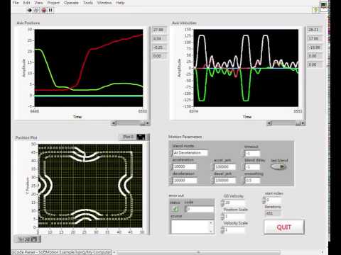 LabVIEW GCode Parser Demo HD