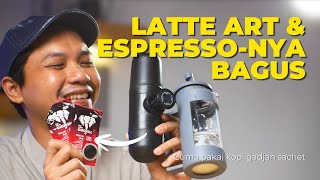 HOW TO MAKE ESPRESSO & LATTE ART USING GADJAH COFFEE SACHETS