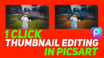 1 Click Me Thumbnail Edit Kaise Kare 🤫 bgmi montage thumbnail tutorial