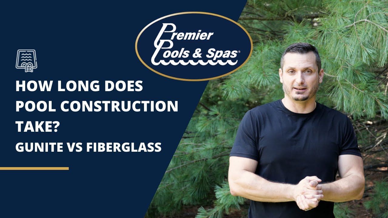 How Long Does Pool Construction Take? Gunite vs Fiberglass Pools YouTube