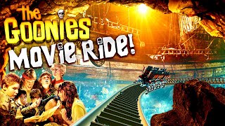 THE GOONIES! 1985 Movie DARK Ride Adventure! (POV)