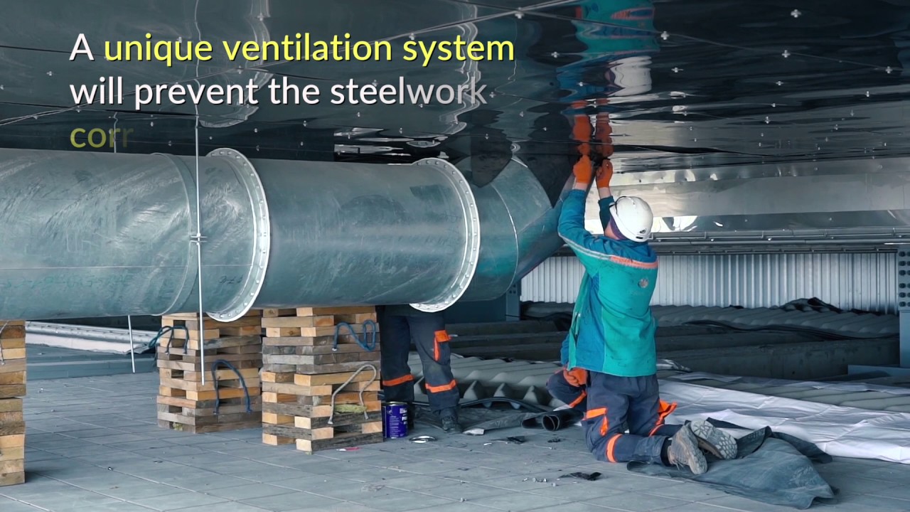 170721 Inside Chernobyl confinement dome