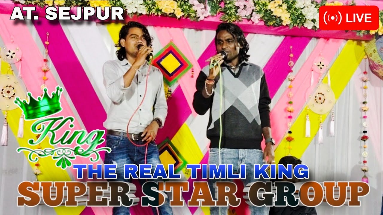 Super Star Group Live || At.Sejpur || Timli Ni Moj || SS Akka || The Real Timli King|| Shruti Studio