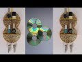 DIY: Waste  CD Craft!!! How to Make Makeup Organizer &Key Holder With Old CD/DVD!!!